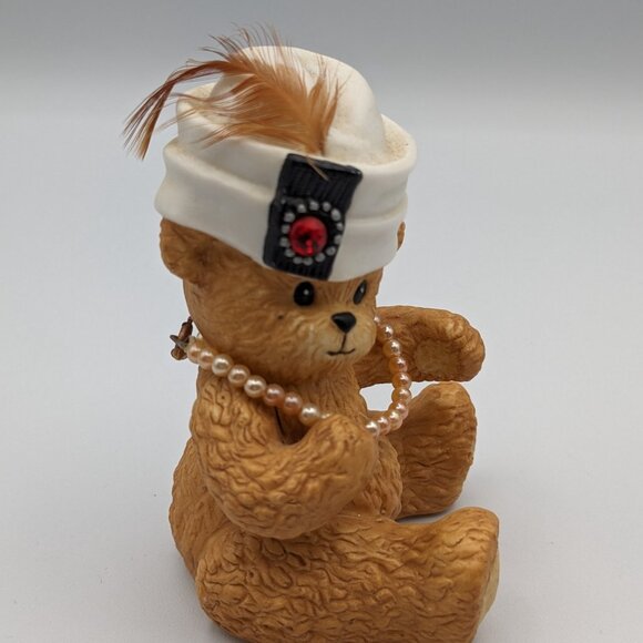 Chapeau Noelle by Lucy Rigg Carrie Bear Figurine 1994, Limited Edition - Picture 6 of 10